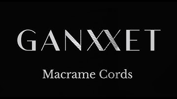 Ganxxet 4mm Single Strand Macrame Cord