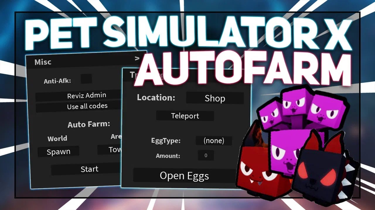 Roblox Pet Simulator X Script Hack | Pet Dupe, Auto Collect Coins ...