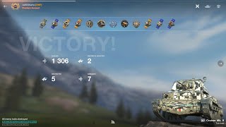 Cruiser Mk. II 💨 British Tier I Light / 1306 dmg / 5 frags / 1 vs 3 🥇💪😁 red930turbo (NHP) #wotblitz