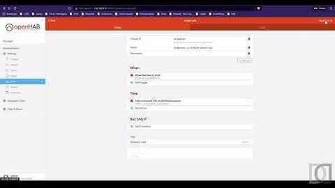17. First RULE and Sonoff summary - OpenHAB 3 Migration - Home Automation System ITA - sub ENG