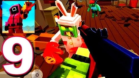 Pixel combat Gameplay Walkthrough part -9 new back to back zombies attack (ios Android)