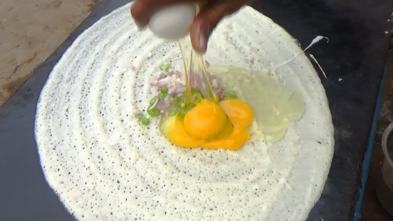 Double Egg Dosa | Dosa Varities | Hyderabad Street Food | Egg Dosa | Street Food 2017 | Street Food Zone