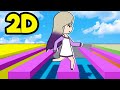 ROBLOX PERO ES EN 2D | LYNA ROBLOX 2 DIMENSIONES