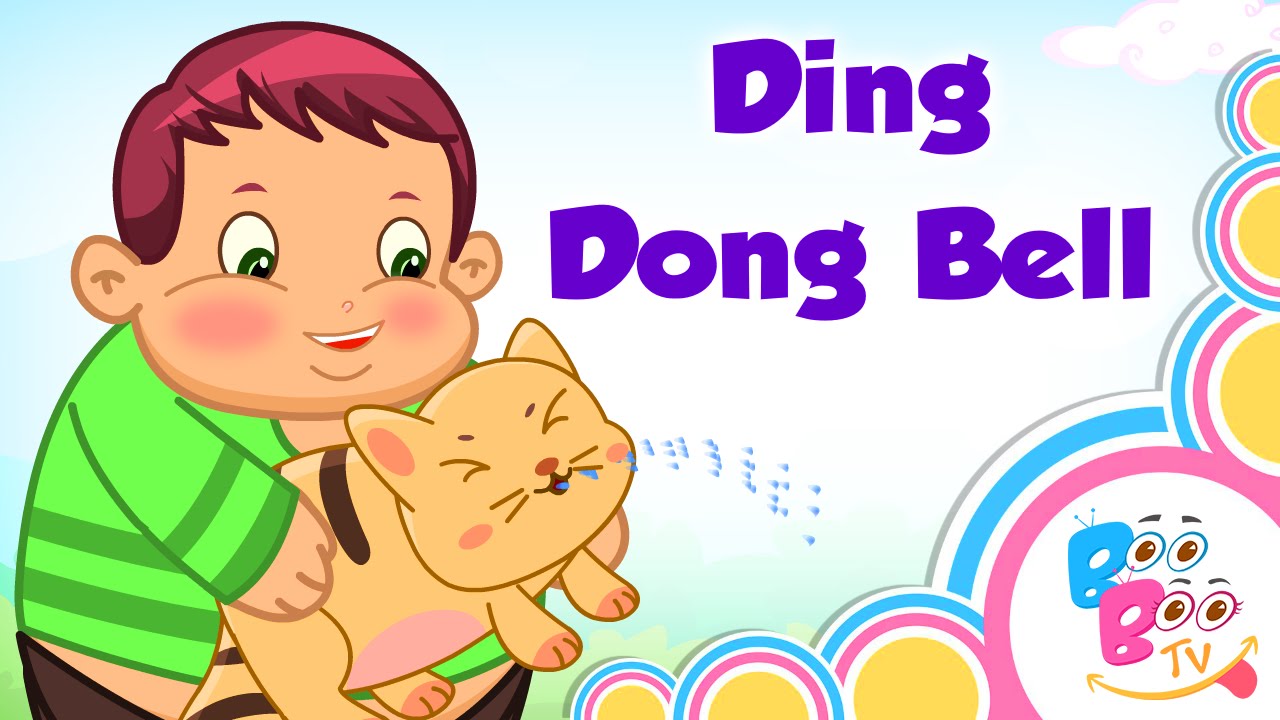 Ding Dong Bell With Lyrics English Kids Nursery Rhyme Video Song For Children By Boo Boo Tv Youtube
