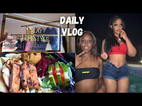 DAILY VLOG- New York vs Miami + Girls Pool Night + PEP Results + Birthday Preparations + Wig Restock