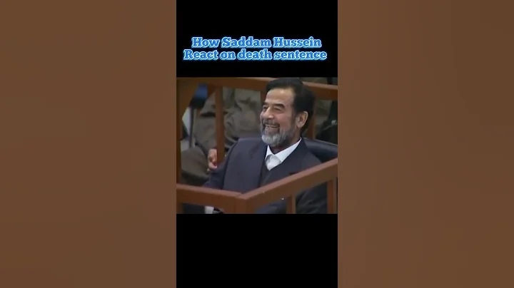 How normal people react on death sentence vs how Saddam Hussein react #shorts #foryoupage