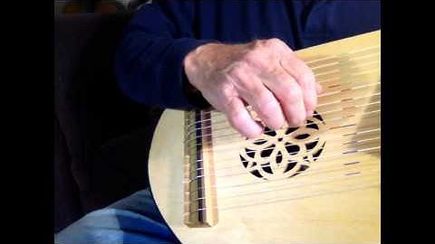 Finding The Areas For Best Sound On The Psaltery