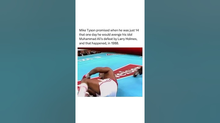 How a Boxing Prodigy Avenged His Idol.  The Iron Mike Tyson