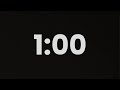 1 Min Countdown Timer with Sound | 60 Seconds Focus & Study Timer