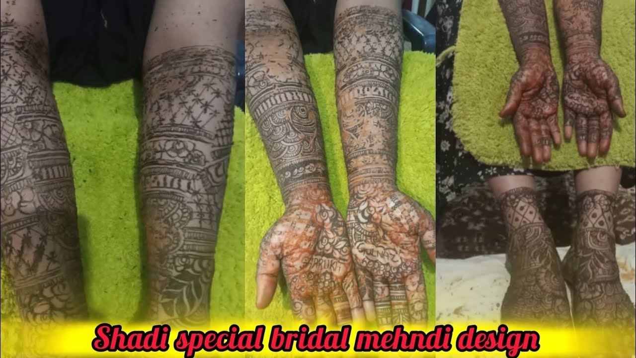 Bridal mehendi full hands full vlog at my home @San_Hennavibes 