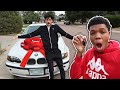 Surprising HBK DAE with a new car prank! *he got heated*