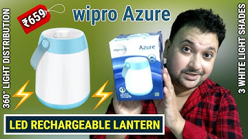 ⚡⚡Unboxing & Complete Review | wipro Azure LED Rechargeable Lantern | Rajdeep Mukherjee | Hindi |