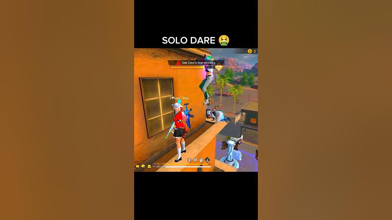 my first solo dare video 2025 #freefire #totalgaming #punjabisong #song #love #funny