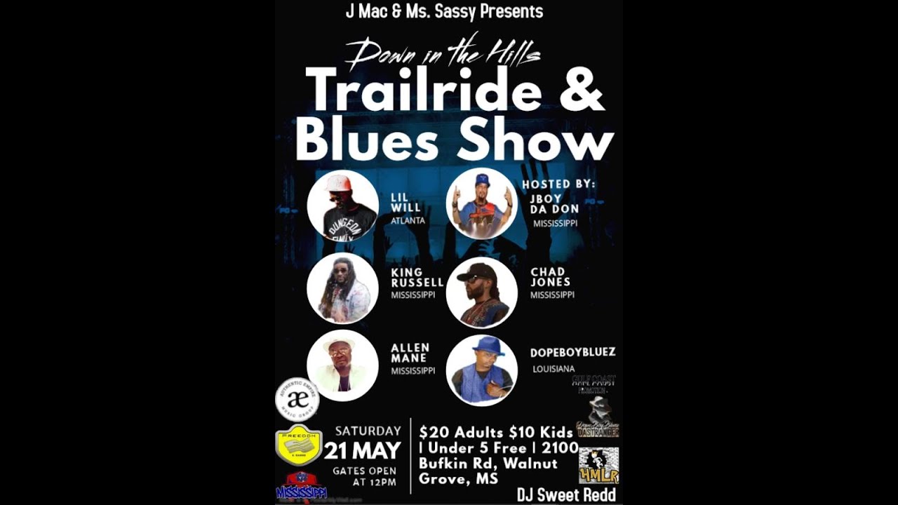DopeBoyBluez Performs Trailride & Blues Show 2022 YouTube
