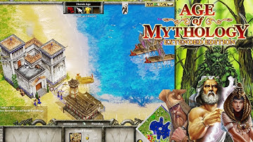 Age of Mythology Extended Edition | 3 vs 2 Hard Difficulty | Titans | Single Player Gameplay