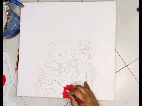 Sesame Street characters art tutorial - YouTube