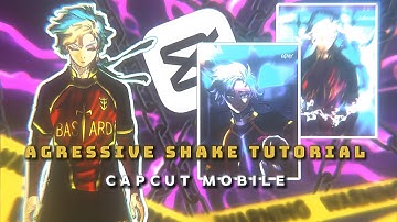 Aggressive Shake Tutorial On Capcut Mobile 🚀⚡
