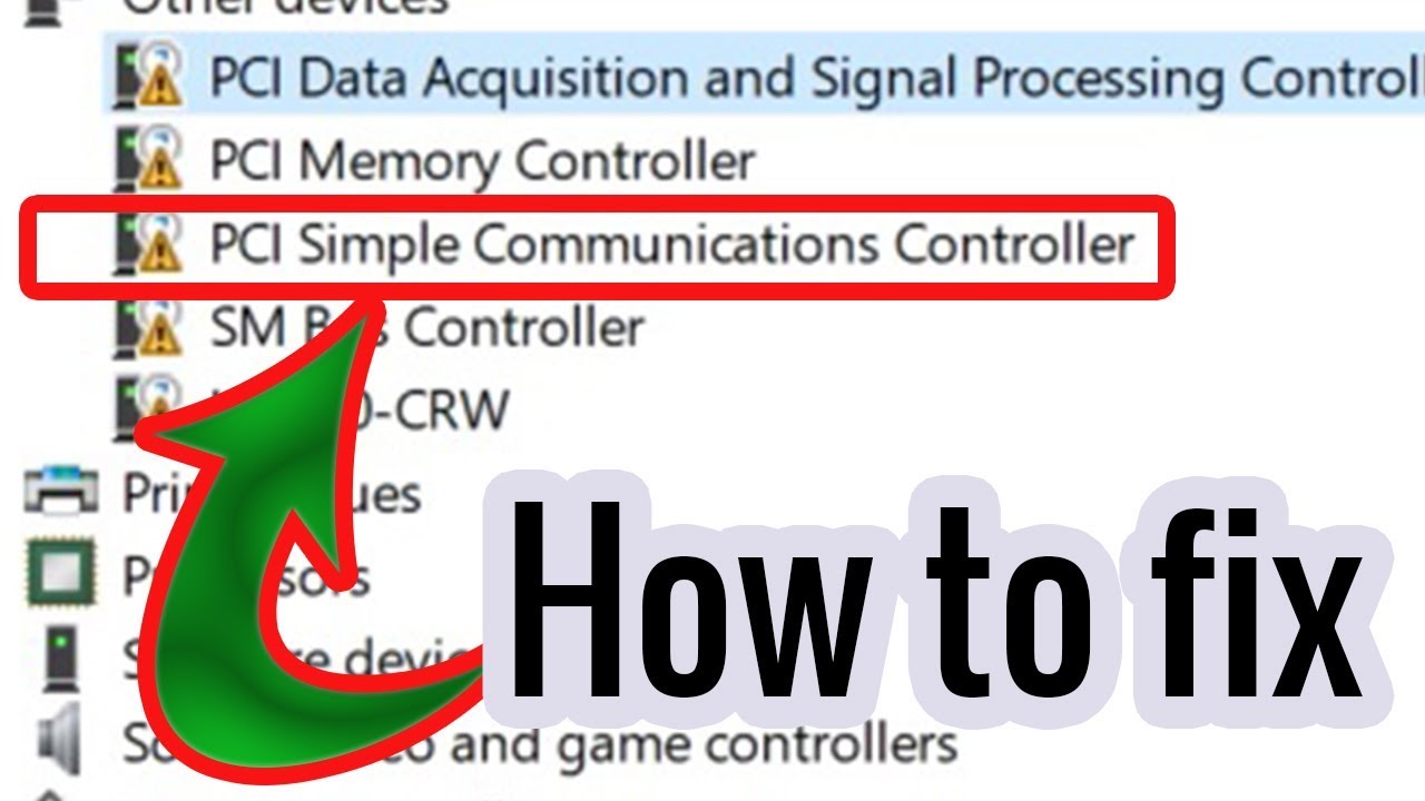  New Update PCI Simple Communication Controller For Windows 7, 8.1, 10 etc.