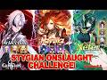 Arle, Mavu, Nefer vs Stygian Onslaught Challenge! #genshinimpact #stygianonslaught #f2pteam