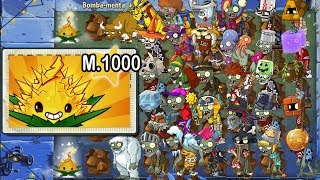 Plants vs Zombies 2 - Bomba-Menta Level 1000 vs Todos los Zombies