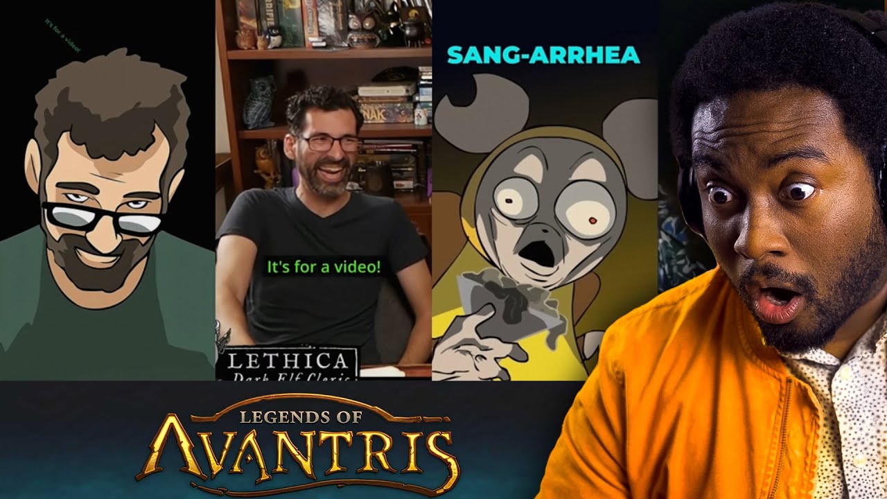 MORE FUNNY LEGENDS OF AVANTRIS D&D Side by Side