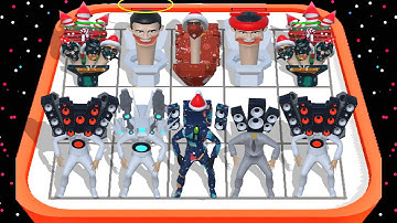 Merge Monster: Horror Toilet Master Battle New Update Strategy Defence Fight Gameplay