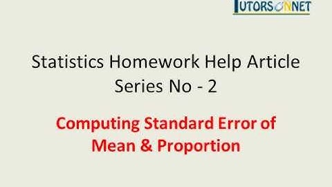 Get Statistics Assignment Help from Top online Tutors