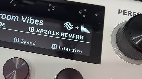 Eventide H90 - SP2016 Reverb 탐험 Guitar - Explore SP 2016 Reverb Type
