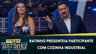 Participante realizou o sonho de ter uma cozinha industrial | Programa do Ratinho (15/05/24)