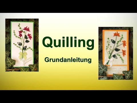 Video: Wie Man Postkarten, Gemälde, Quilling-Handarbeiten Macht