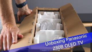 Panasonic 48FZ80B 2025 TV unboxing and installation
