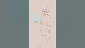 witch animation.. #2danimation #2d #animeanimation #art #anime #drawing #animation #animationsketch