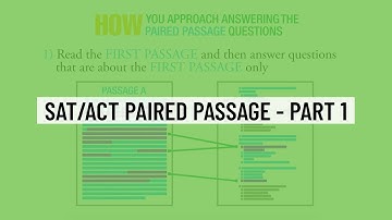 SAT/ACT Reading Paired Passage - Part 1