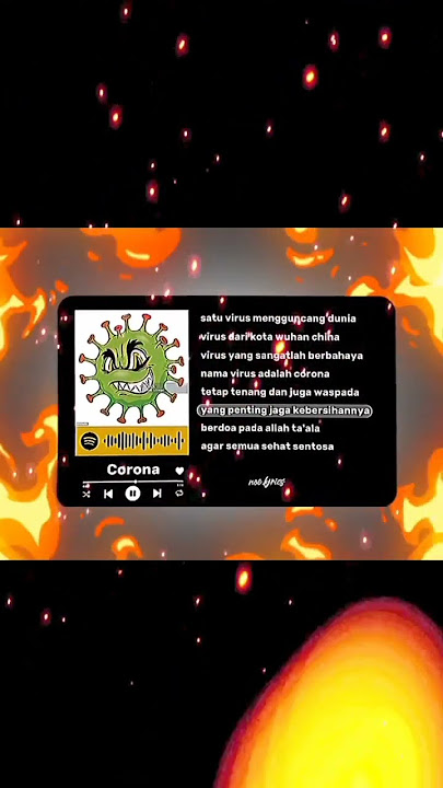 Lirik Lagu Dj Corona #virus #coronavirus #liriklagu #fyp #xyzbca #satuvirusmengguncangdunia #corona