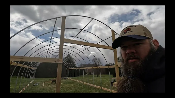Hoop House #2 - Purlins and Endwalls