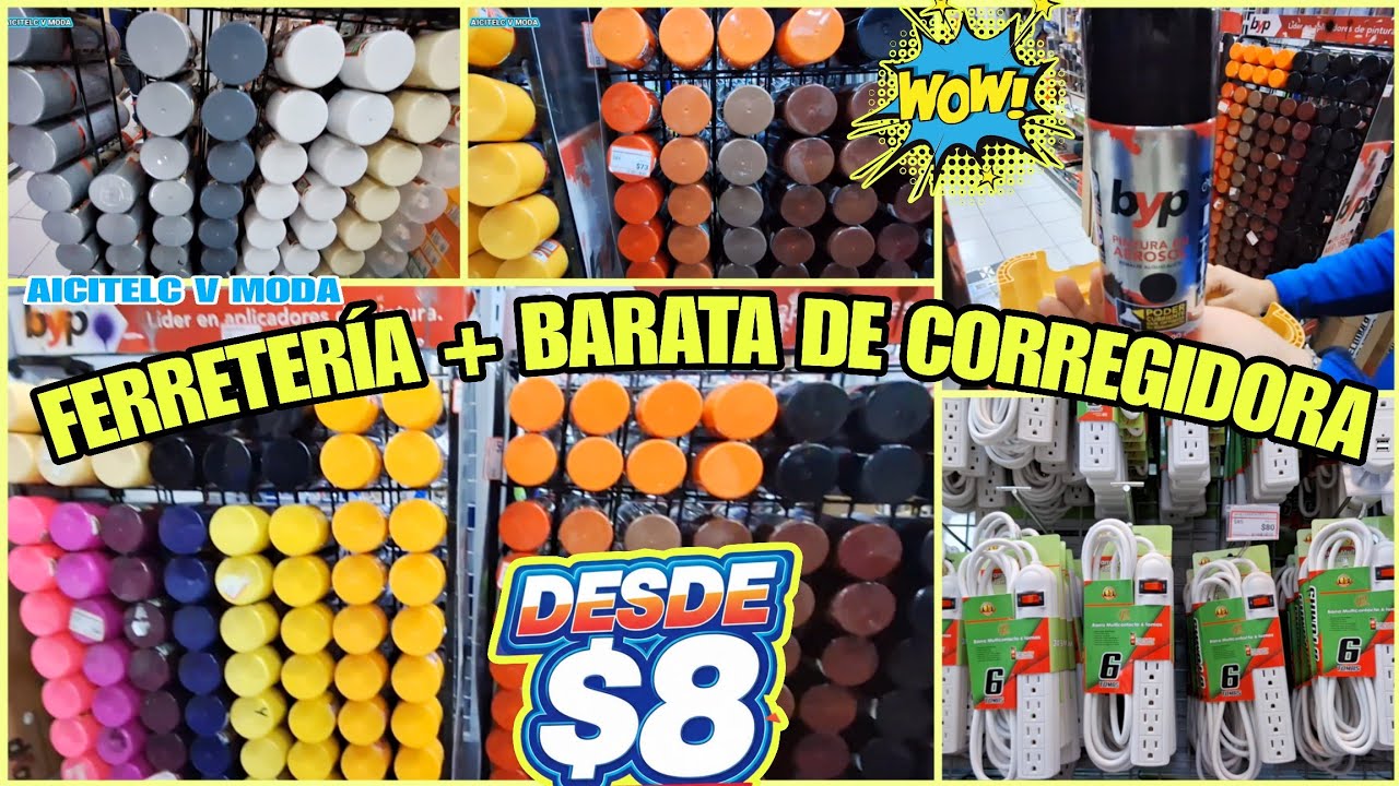 FERRETERÍA LA MÁS BARATA DE CORREGIDORA PINTURA EN AEROSOL CABLE DE COBRE DISCOS CORTADOR PILAS DE⌚️