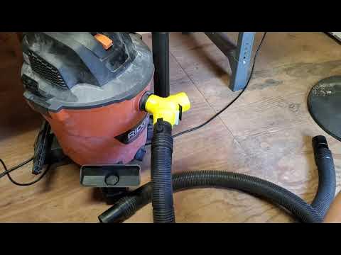 Connecting aftermarket attachments & accessories to Ridgid Vac