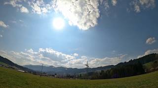 Sunny spring with beautiful clouds in the sky - Timelapse - Landscape - in Germany