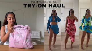 PRETTY LITTLE THING TRY-ON HAUL | SUMMER OUTFITS