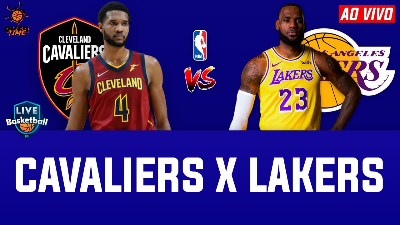 NBA AO VIVO CLEVELAND CAVALIERS X LOS ANGELES LAKERS - Darius Garland x LeBron James