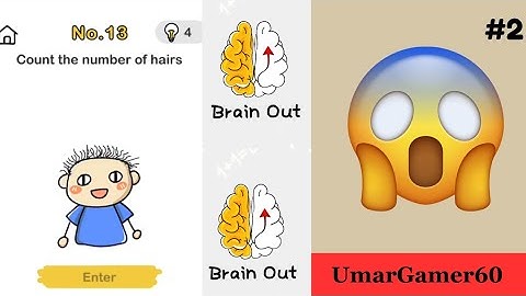 Brain 🧠 Out op gameplay Level 11-20 | Brain Test | Part : 2 | @UmarGamer60