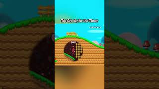 When you’re in a hurry but greed says ‘one more coin’ #mario #nintendo #retrogaming