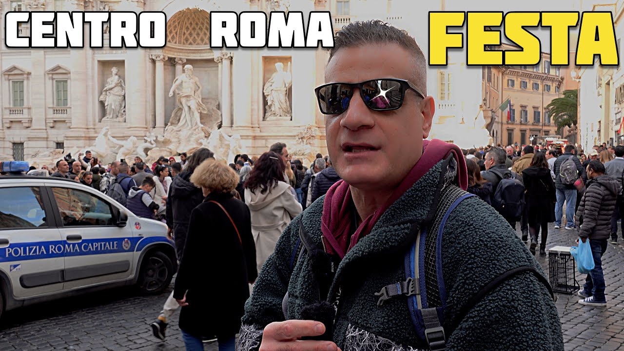 Le feste al centro di Roma tra Romani , Turisti e Borseggiatrici