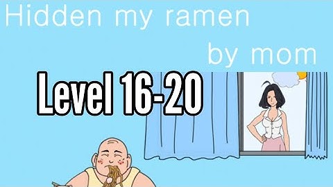 Hidden My Ramen (Noodles) By Mom Day 16 17 18 19 20 Level Android iOS Walkthrough Solution