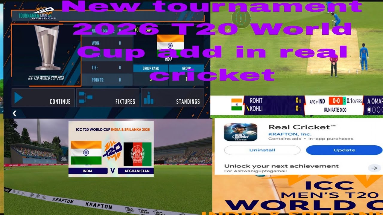 Real Cricket New update T20 World Cup 2026 download full process #realcricket24 #gamechanger 