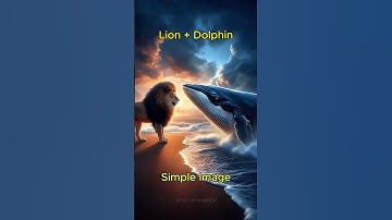 Lion + Dolphin Hybrid: The Ultimate Predator! 😱🤯 [AI-Generated] #shorts