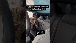 Kodak Black Recording His Song cybertruck In His Personal Cybertruck