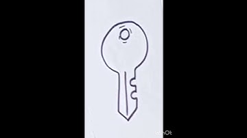 Draw Cute Key easy drawing/#viral #video #shorts #key #easydrawing/Haa-Meem 4science