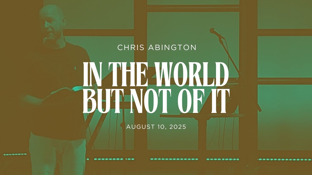 In The World But Not Of It