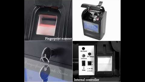 Attendance Time Card Recorder with Fingerprint Verification